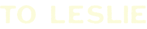 برای لزلی